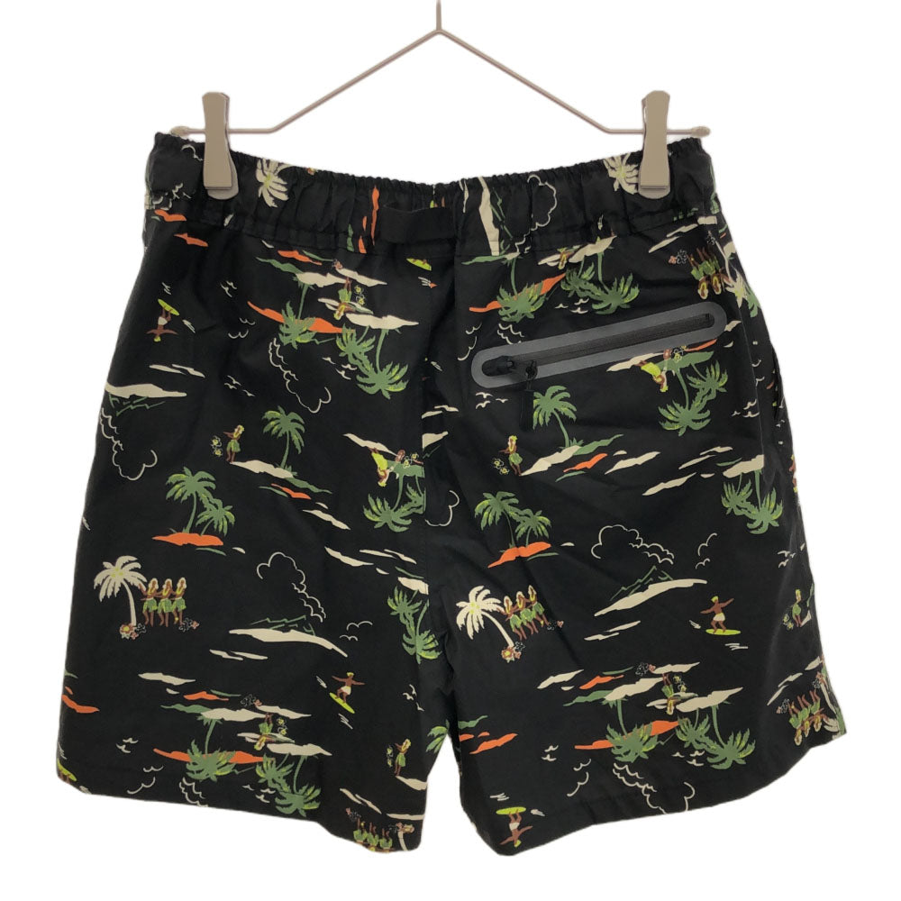 キウ 総柄 ウォータープルーフ アウトドアショートパンツ L ブラック系 KiU レディース