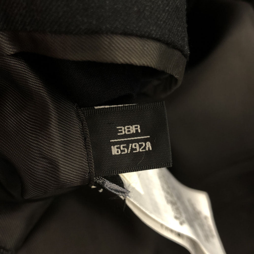 RALPH LAUREN ラルフローレン イタリア製 ウール テーラードジャケット 38R ブラック メンズ