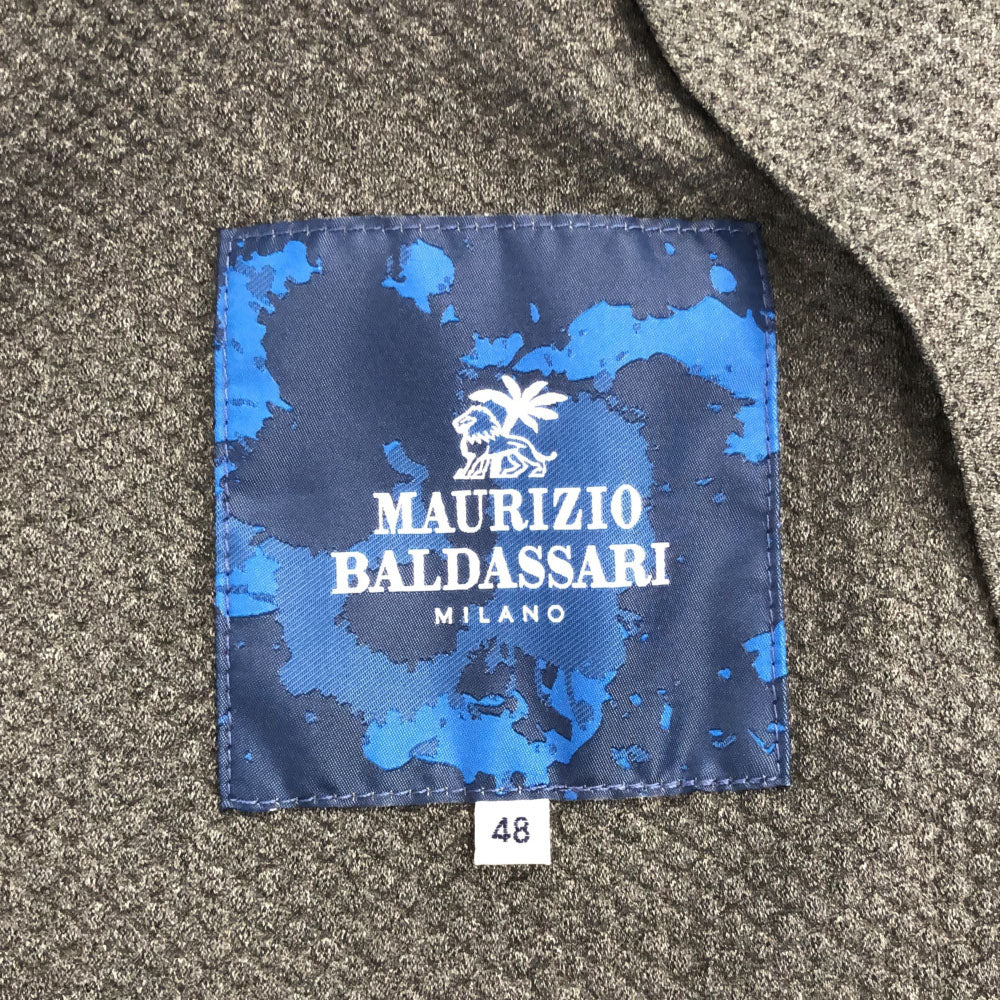 マウリツィオバルダサーリ テーラードジャケット 48 グレー メンズ