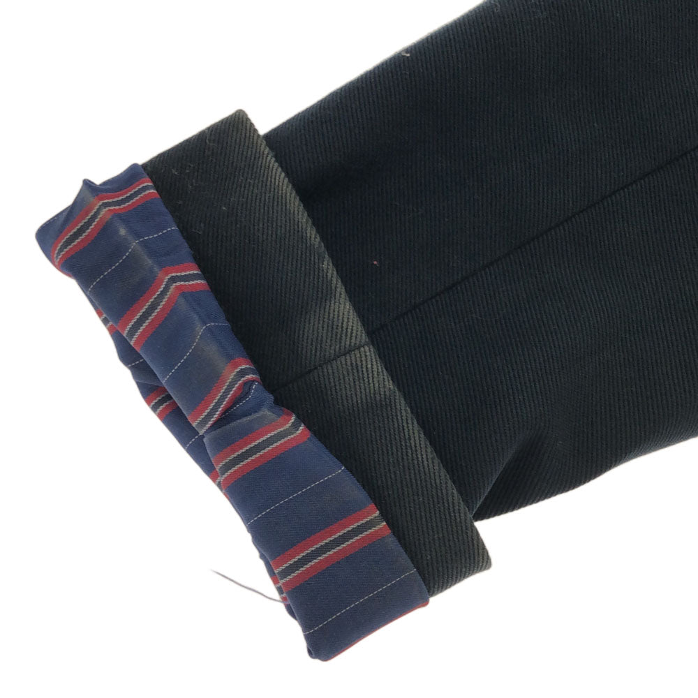 FRED PERRY フレッドペリー 日本製 テーラードジャケット S ブラック 裏ストライプ レディース