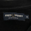 フレッドペリー 長袖 トレーナー M ブラック×ホワイト FRED PERRY スウェット メンズ