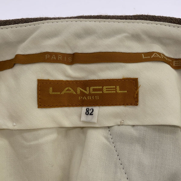 ランセル センタープレス ウールパンツ 82 ブラウン系 LANCEL メンズ