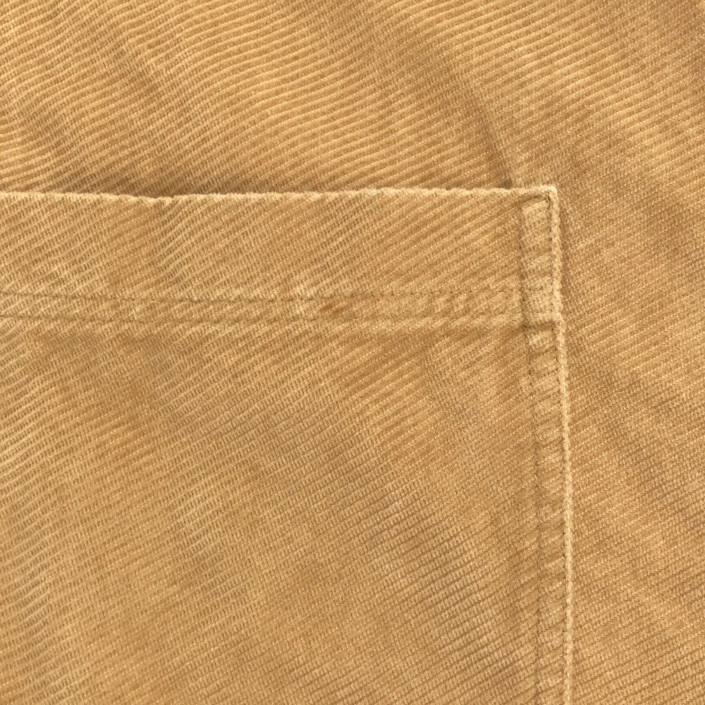 TES テス 日本製 刺繍 コーデュロイジャケット S ベージュ メンズ