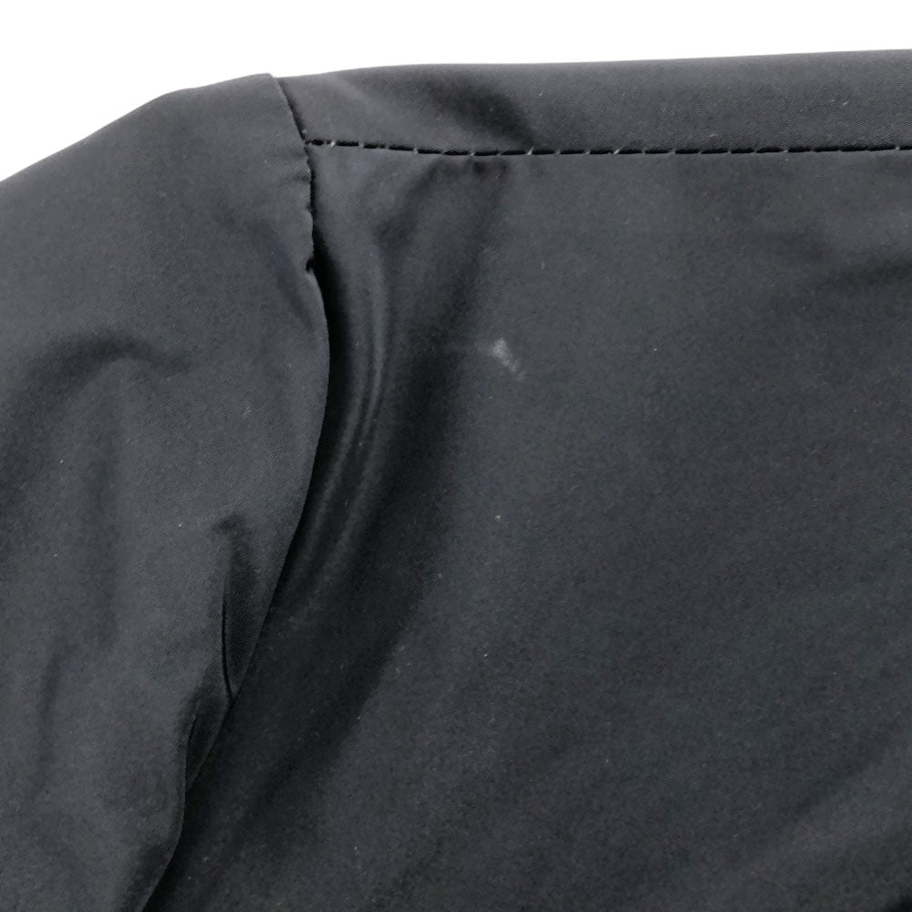 WEEKEND MaxMara ウィークエンドマックスマーラ 柄ワッペン ボーダー リバーシブル ステンカラーコート 38 ネイビー×グレー レディース