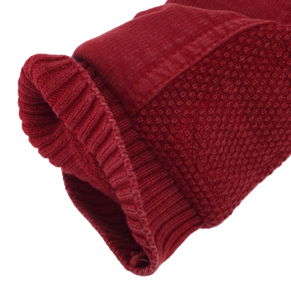 NAPAPIJRI ナパピリ コットン ニットジャケット S レッド メンズ