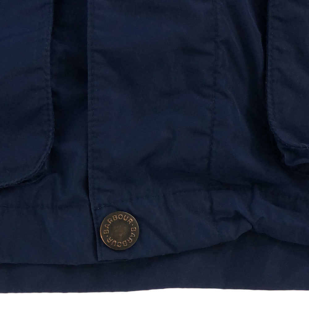 バブアー 刺繍 フィールドジャケット L ブルー Barbour メンズ