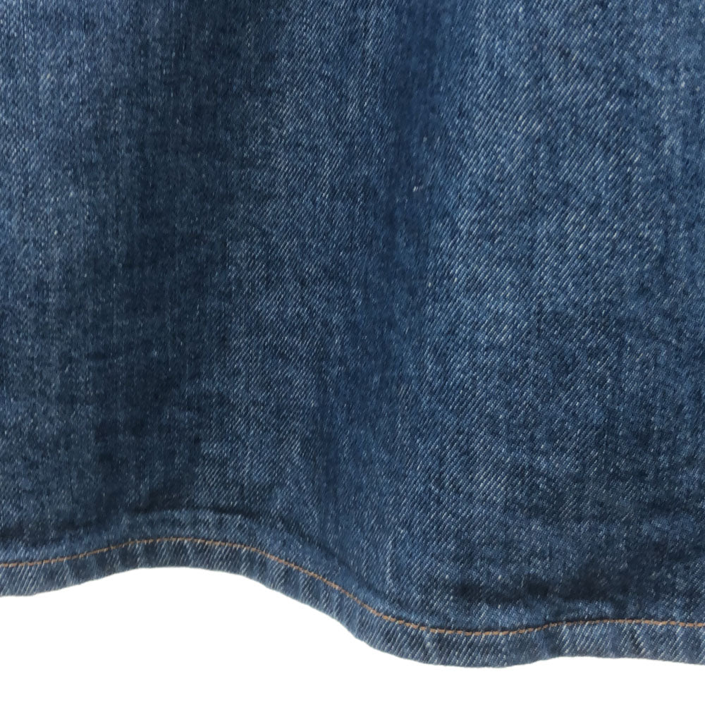 WESTOVERALLS ウエストオーバーオールズ 日本製 ノーカラー ロング デニムコート F レディース