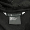 アルマーニ エクスチェンジ ヘリンボーン 長袖 ジップパーカー S ブラック系 ARMANI EXCHANGE メンズ