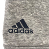 アディダス 長袖 ジップパーカー M グレー adidas 裏起毛 メンズ