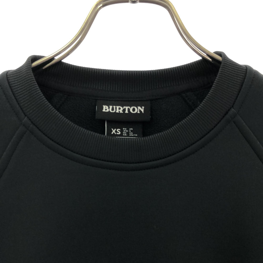 バートン スノーボード 長袖 トレーナー S ブラック BURTON スノボ スウェット 裏起毛 メンズ