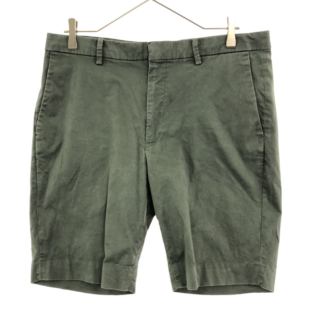 ユニクロ ストレッチスリムフィット ショートパンツ L カーキ UNIQLO メンズ