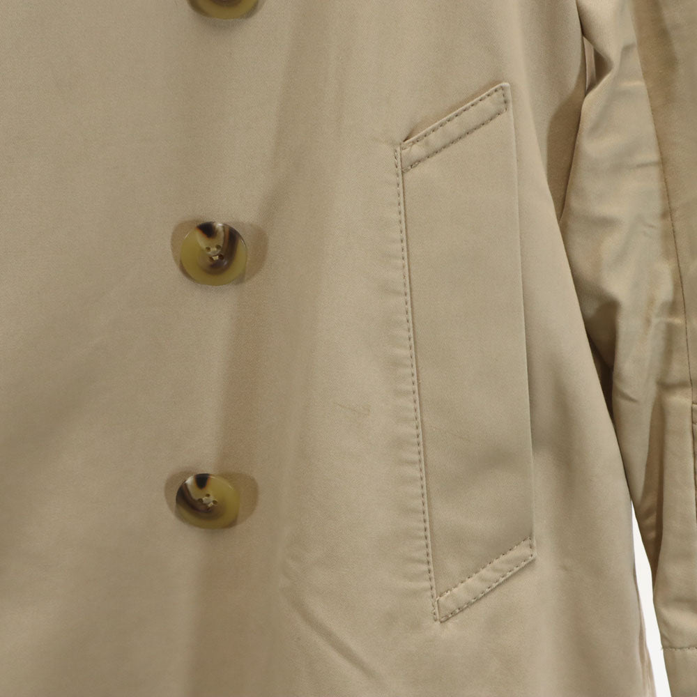 スワンレイク 日本製 トレンチコート M ベージュ Ray BEAMS レディース