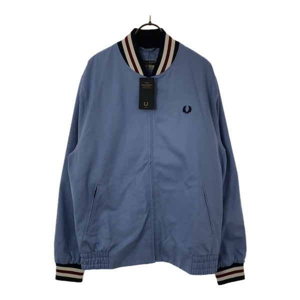 未使用 フレッドペリー 英国製 ブルゾン 42 ブルー系 FRED PERRY タグ付き メンズ