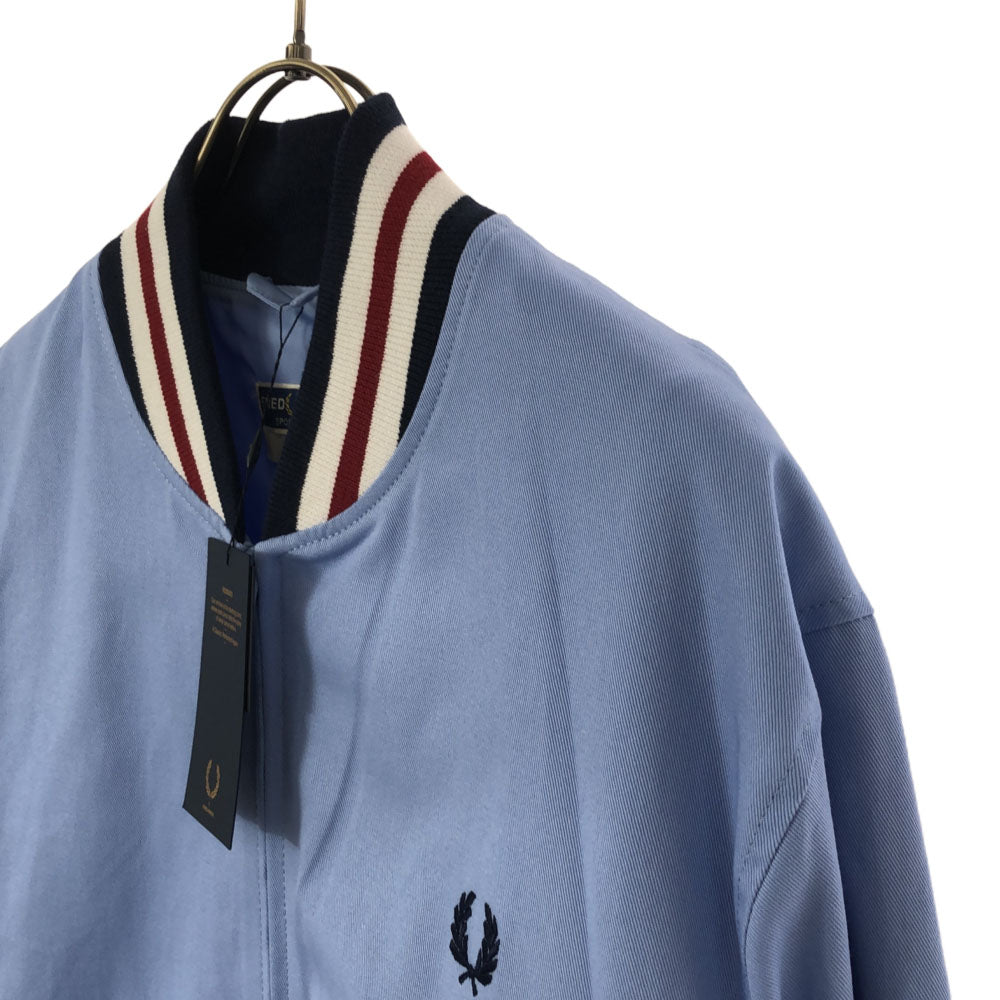 未使用 フレッドペリー 英国製 ブルゾン 42 ブルー系 FRED PERRY タグ付き メンズ