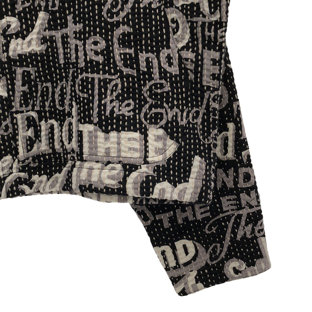 ミー 総柄 長袖 ジャケット L ブラック系 me メンズ