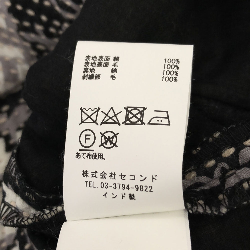 ミー 総柄 長袖 ジャケット L ブラック系 me メンズ