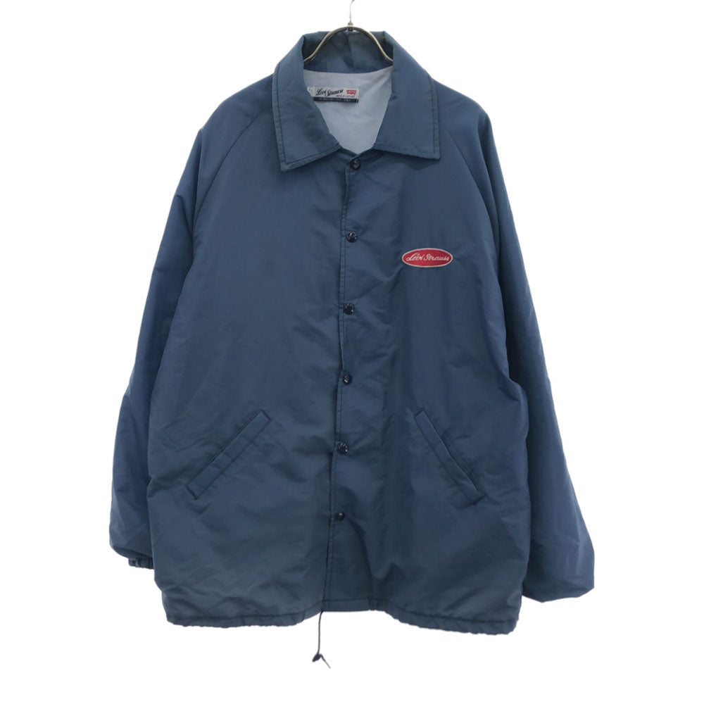 リーバイス 90s USA製 ナイロンジャケット L ブルー系 Levi's オールド メンズ