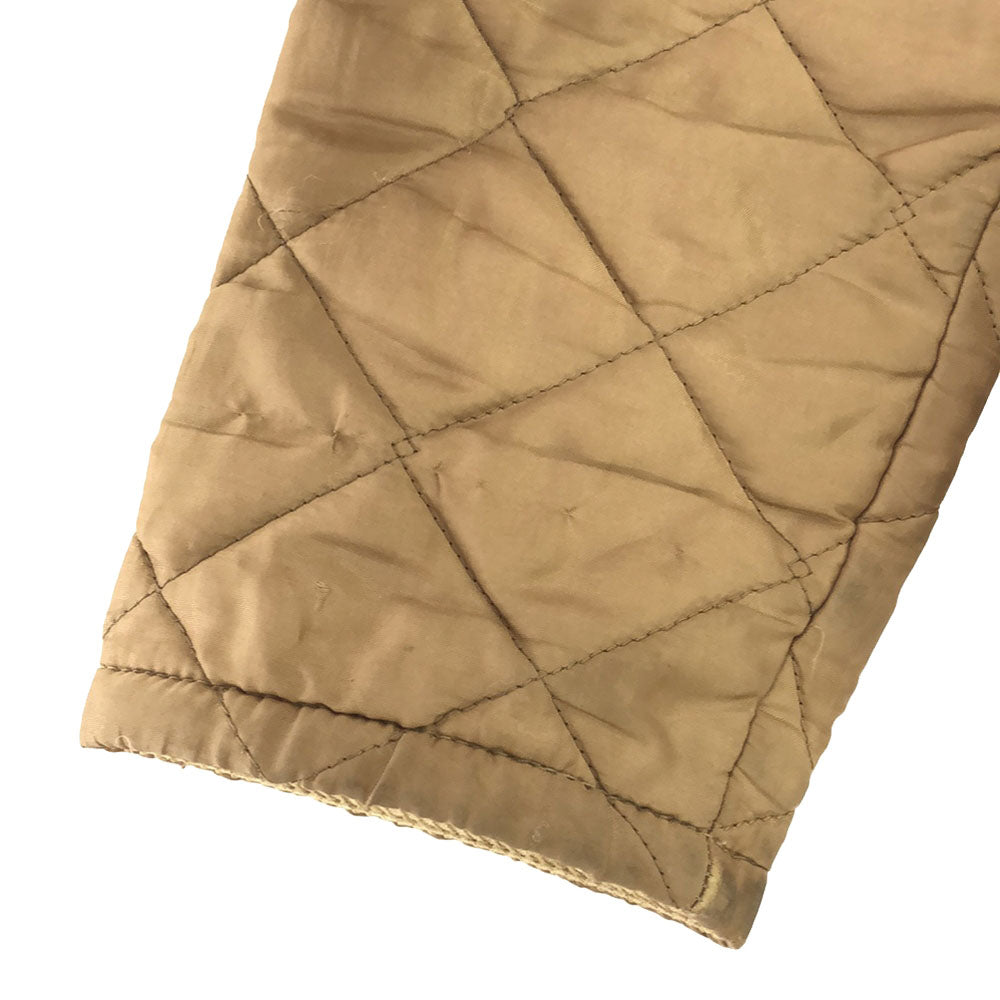 LAVENHAM ラベンハム イギリス製 キルティングジャケット 36 ベージュ系 異素材 レディース