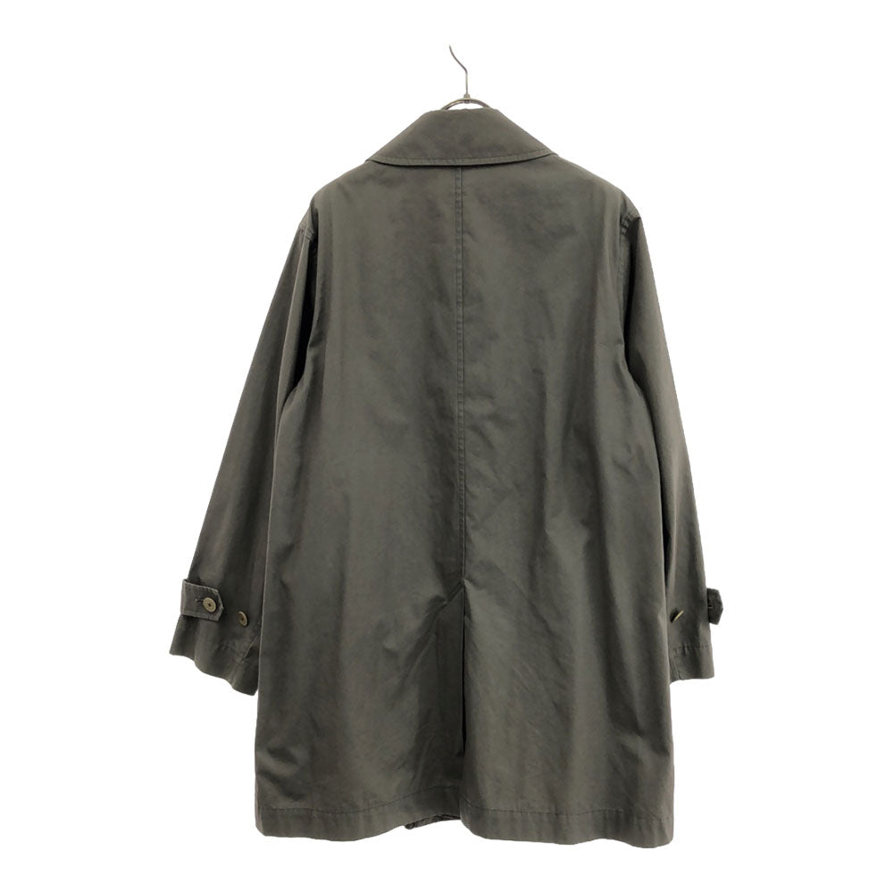 RALPH LAUREN ラルフローレン ステンカラーコート 9 グレー系 比翼ボタン レディース