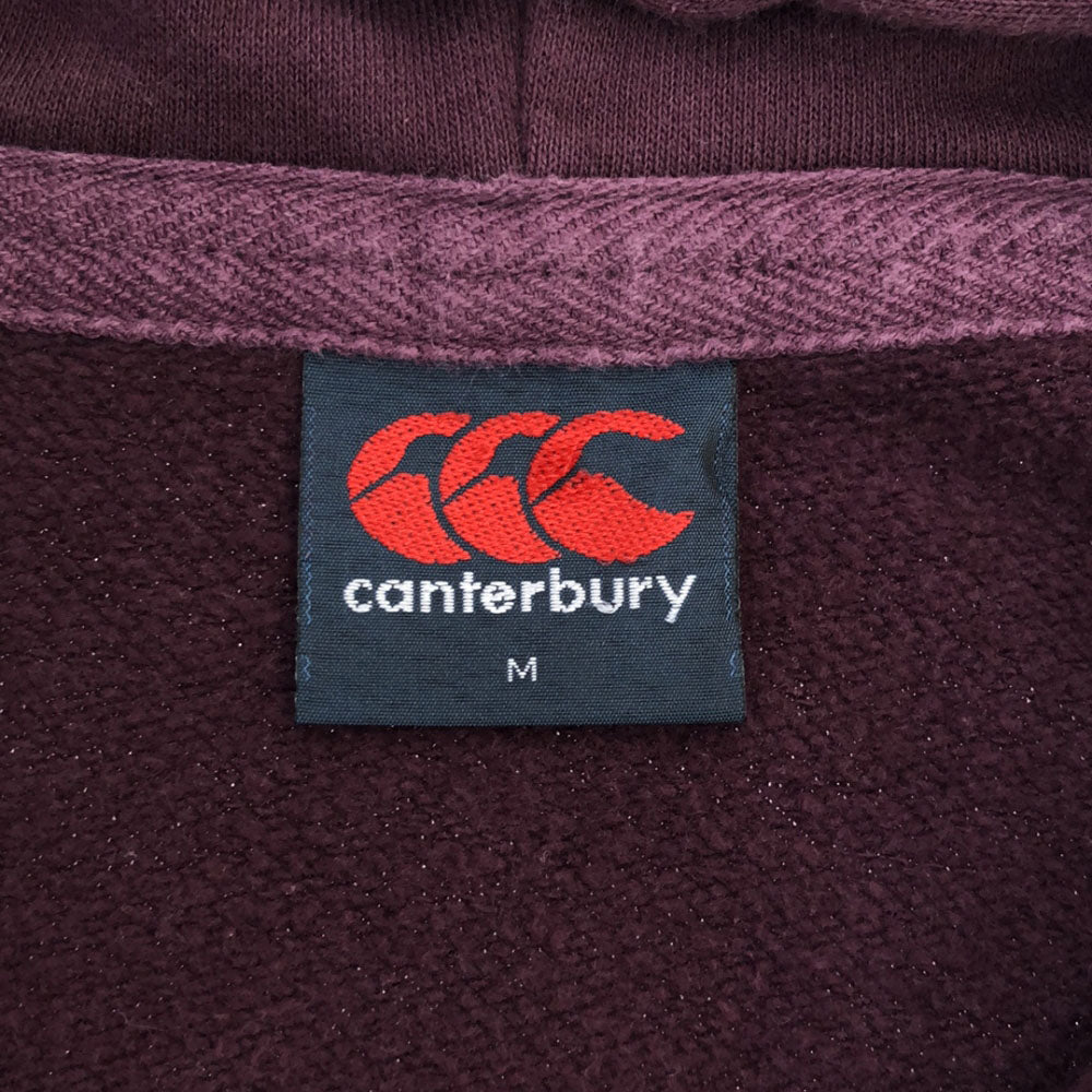 カンタベリー ロゴ刺繍 ワッペン 長袖 スウェットパーカー M パープル系 CANTERBURY OF NEW ZEALAND プルオーバー 裏起毛 トレーナー メンズ