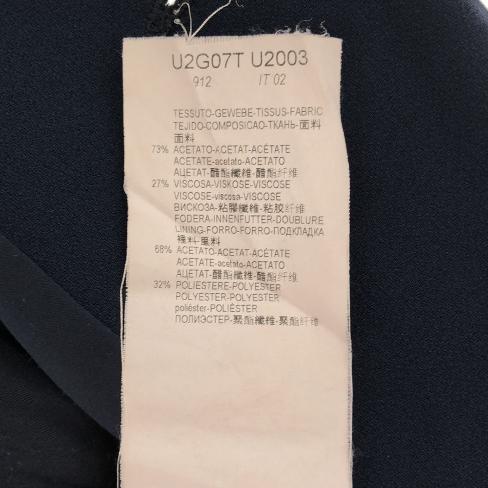 Emporio Armani エンポリオアルマーニ イタリア製 長袖 テーラードジャケット 36 ネイビー レディース