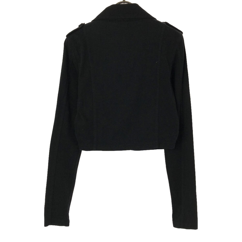 MAX&CO マックスアンドコー 長袖 ダブルライダースジャケット M ブラック レディース