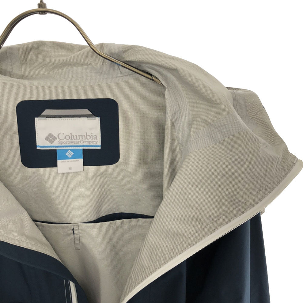 コロンビア PM0162 長袖 ナイロン ジップパーカー M ネイビー系 Columbia アウトドア メンズ
