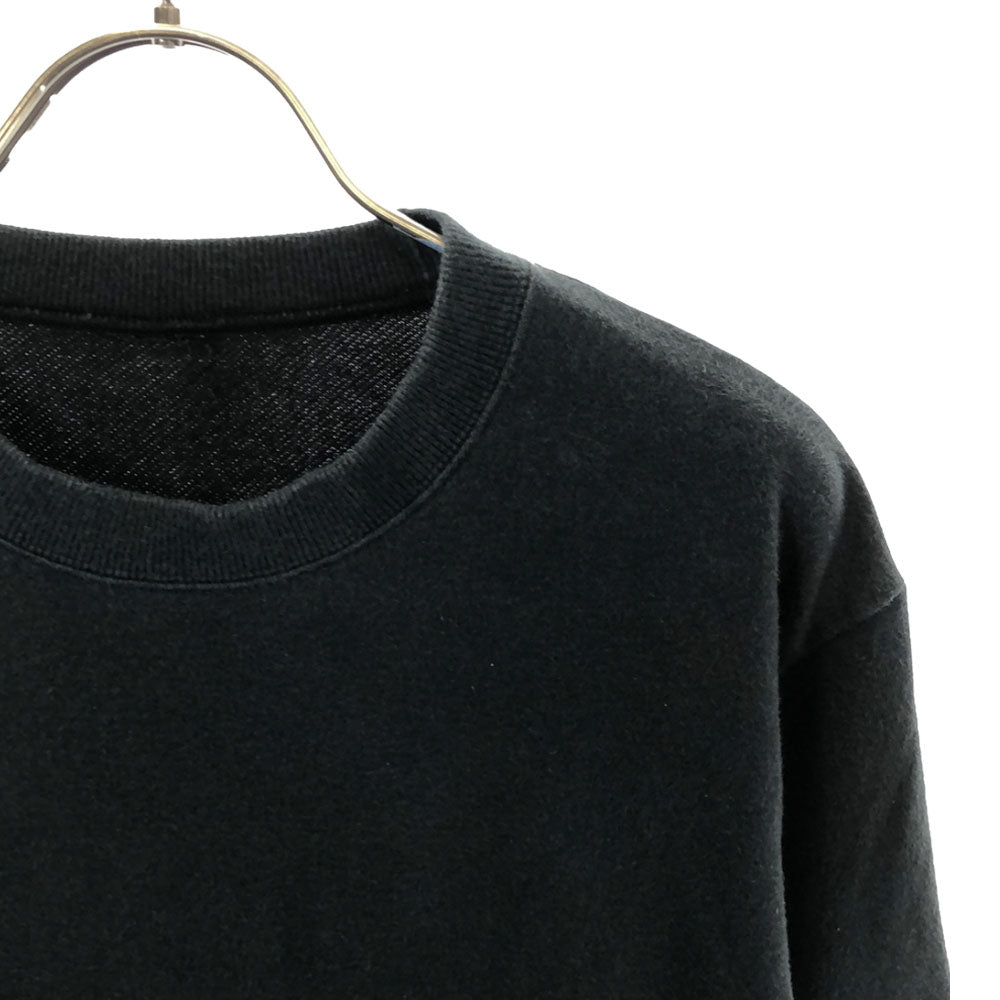 アンブロ ロゴ刺繍 長袖 スウェット トレーナー M ブラック umbro スポーツ メンズ