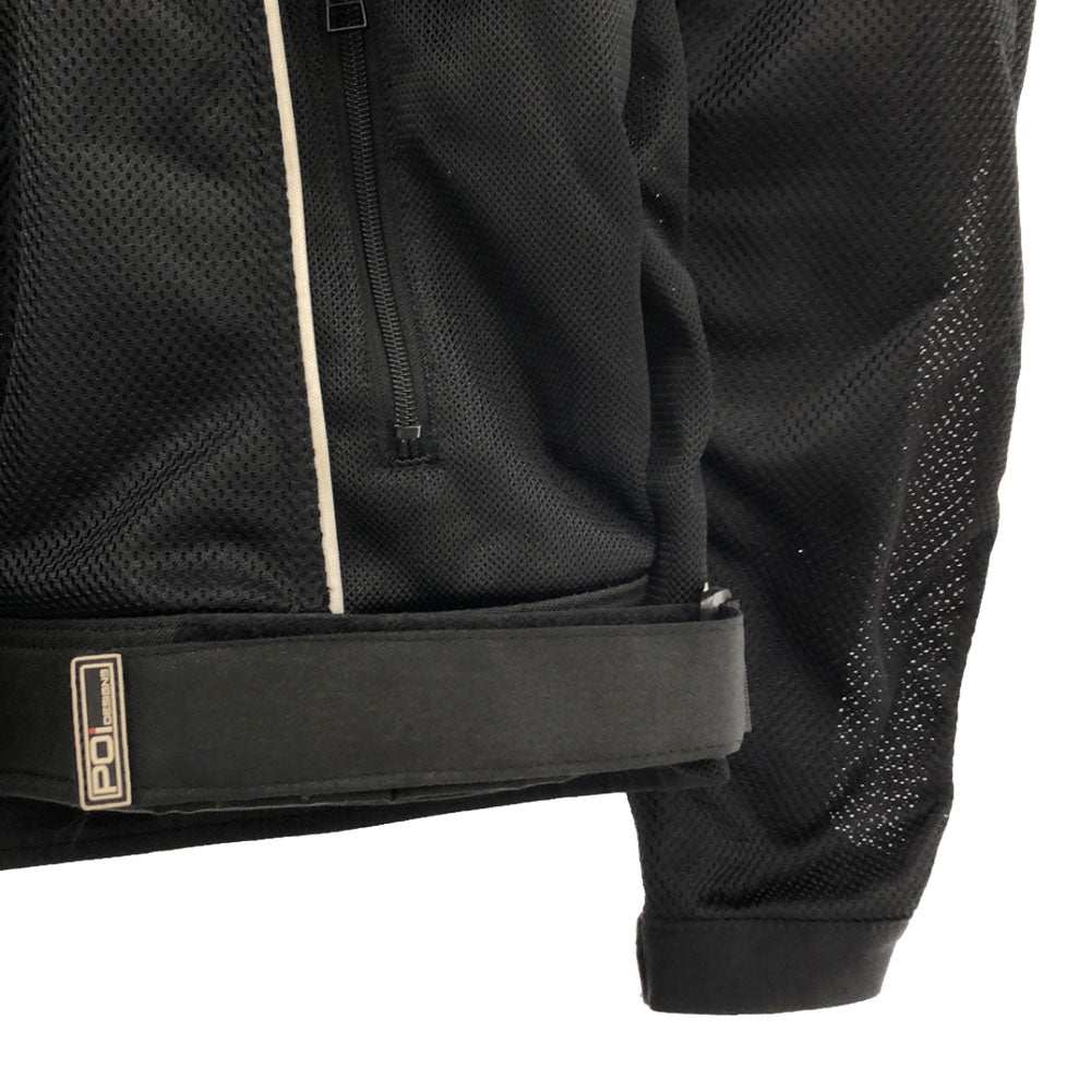 ピーオーアイデザイン バイク フルプロテクションライティング ジャケット 3L ブラック POi DESIGNS メッシュジャケット ビッグサイズ メンズ