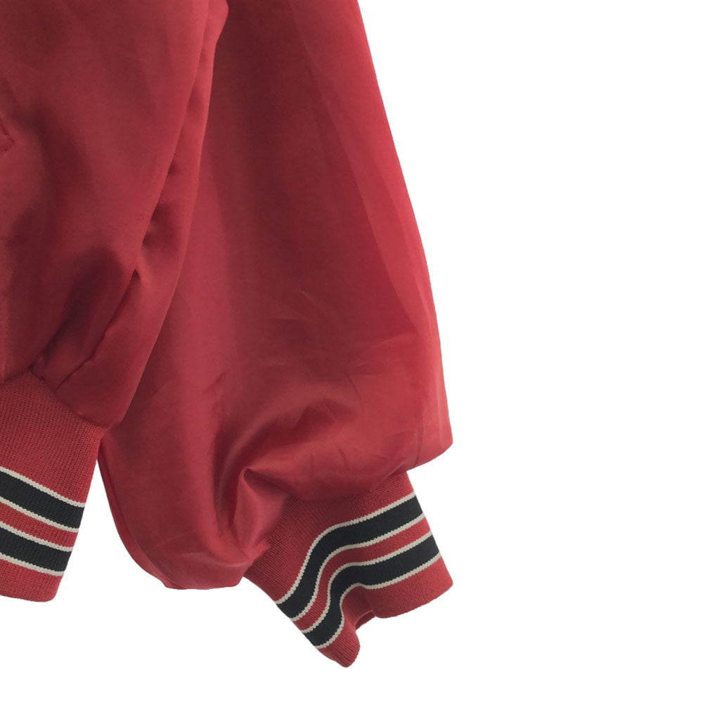 Pla-Jac プラジャック 80s USA製 プリント スタジャン XL レッド ナイロン オールド メンズ