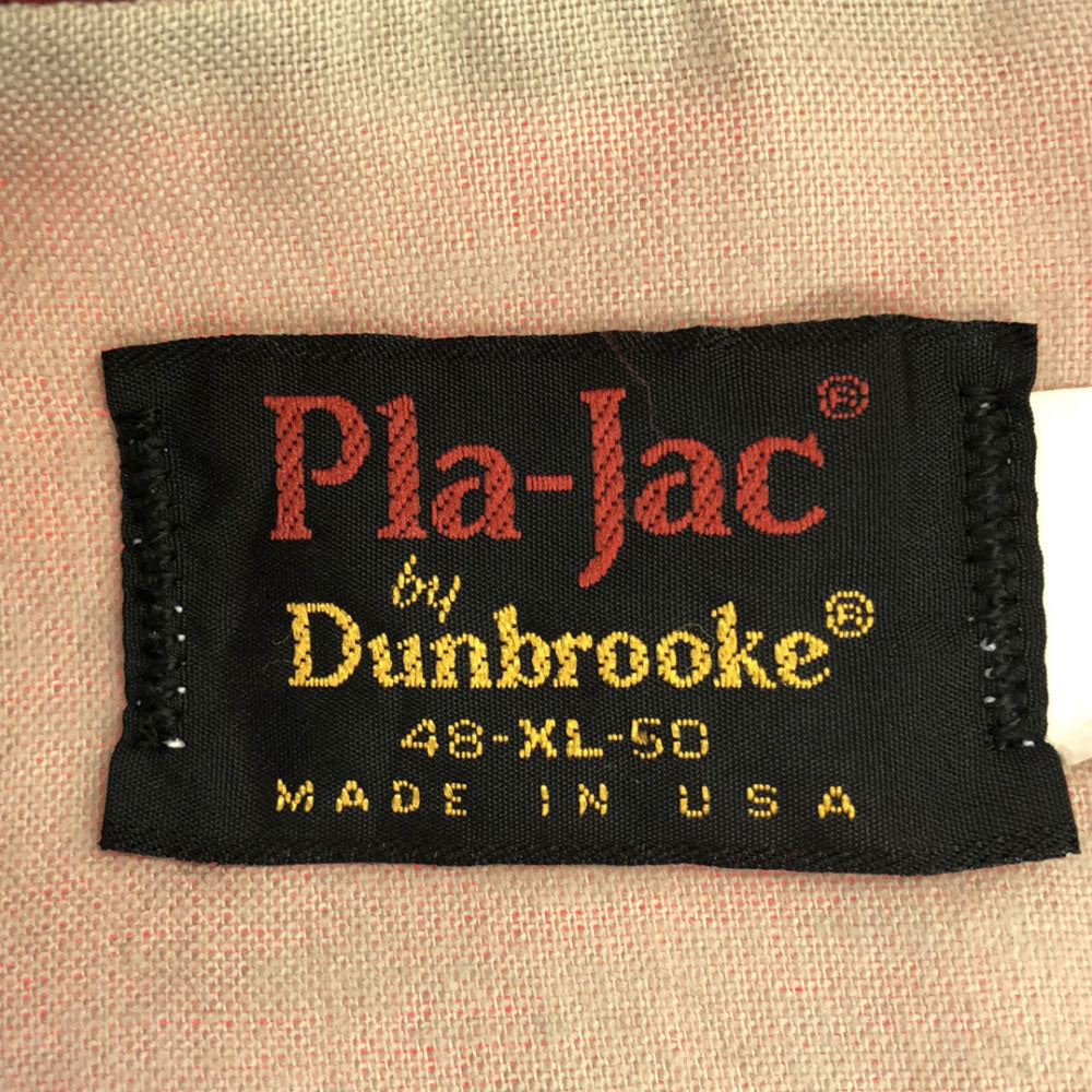 Pla-Jac プラジャック 80s USA製 プリント スタジャン XL レッド ナイロン オールド メンズ