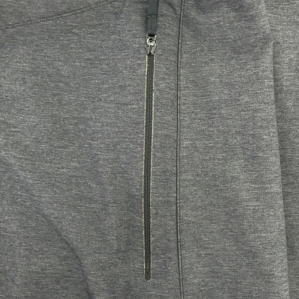 THE NORTH FACE ザノースフェイス NP21320 ロゴ刺繍 ソフトシェル トレッカー ジャケット M グレー ジップパーカー アウトドア メンズ