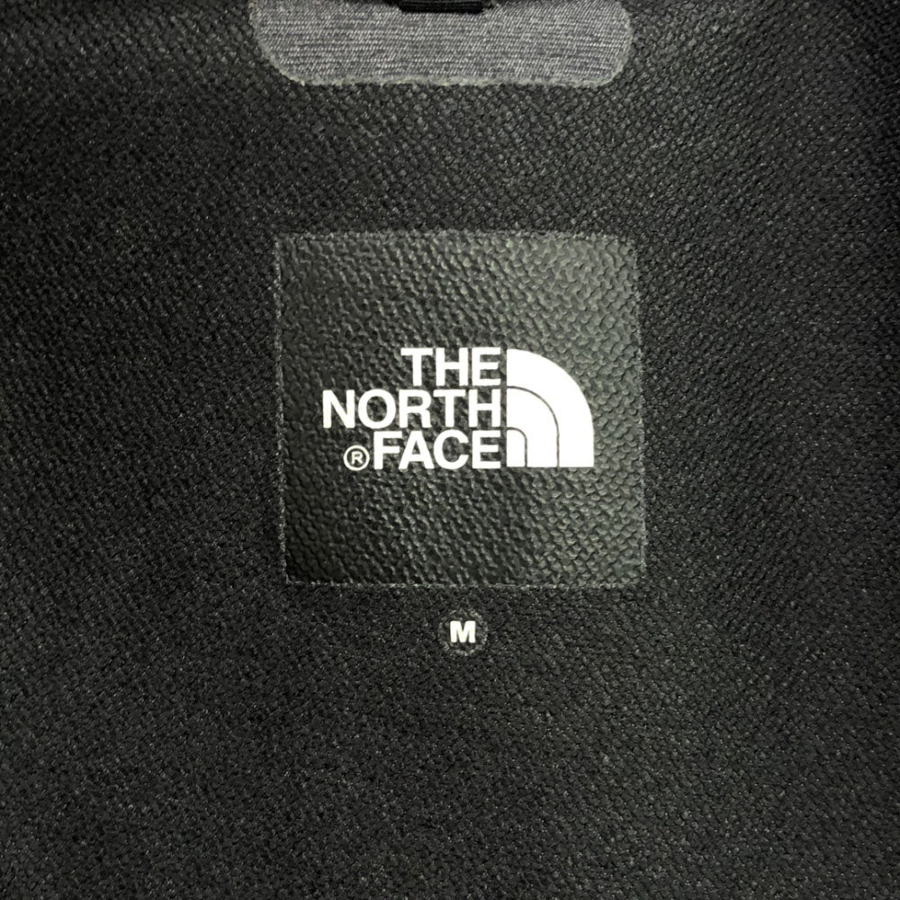 THE NORTH FACE ザノースフェイス NP21320 ロゴ刺繍 ソフトシェル トレッカー ジャケット M グレー ジップパーカー アウトドア メンズ
