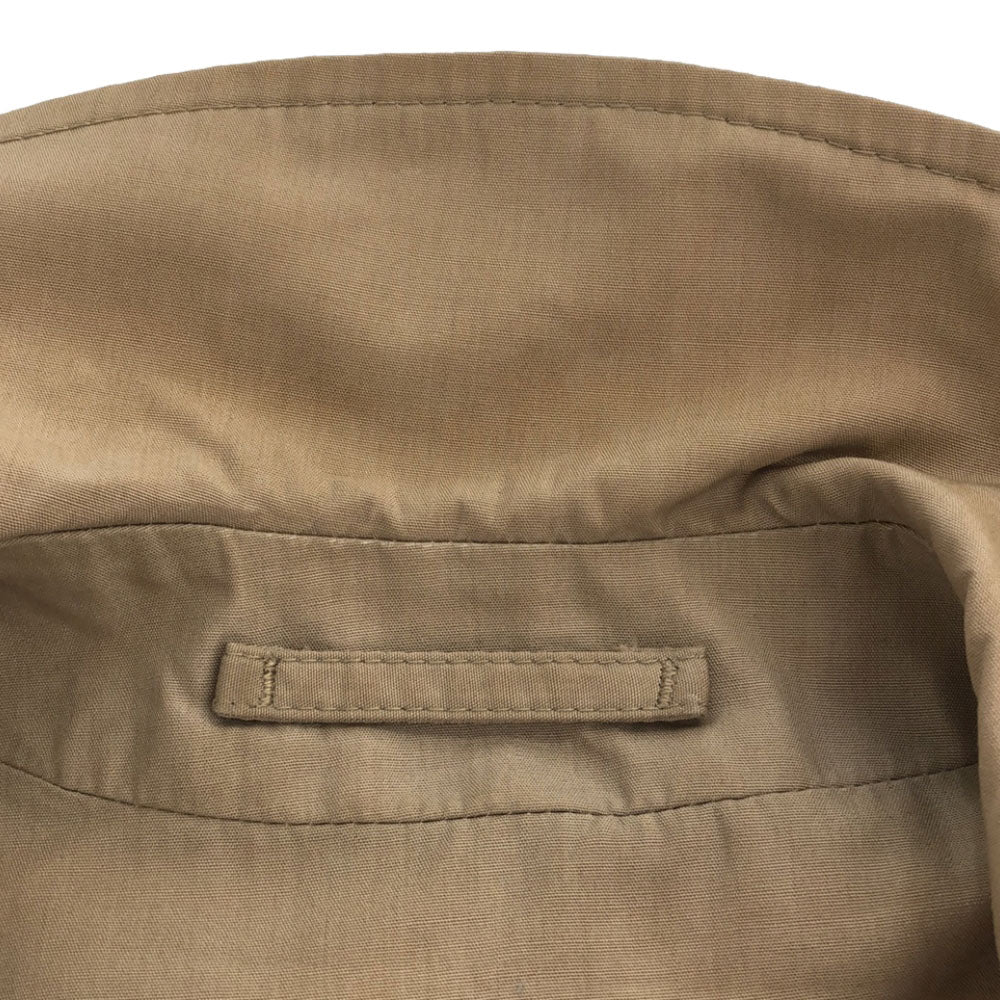 Aquascutum アクアスキュータム 英国製 ステンカラーコート ベージュ 比翼ボタン メンズ