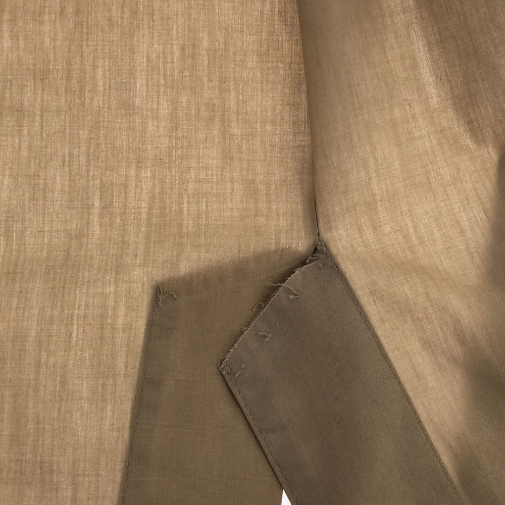 Aquascutum アクアスキュータム 英国製 ステンカラーコート ベージュ 比翼ボタン メンズ