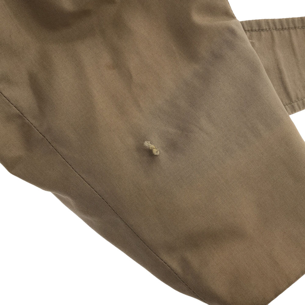 Aquascutum アクアスキュータム 英国製 ステンカラーコート ベージュ 比翼ボタン メンズ