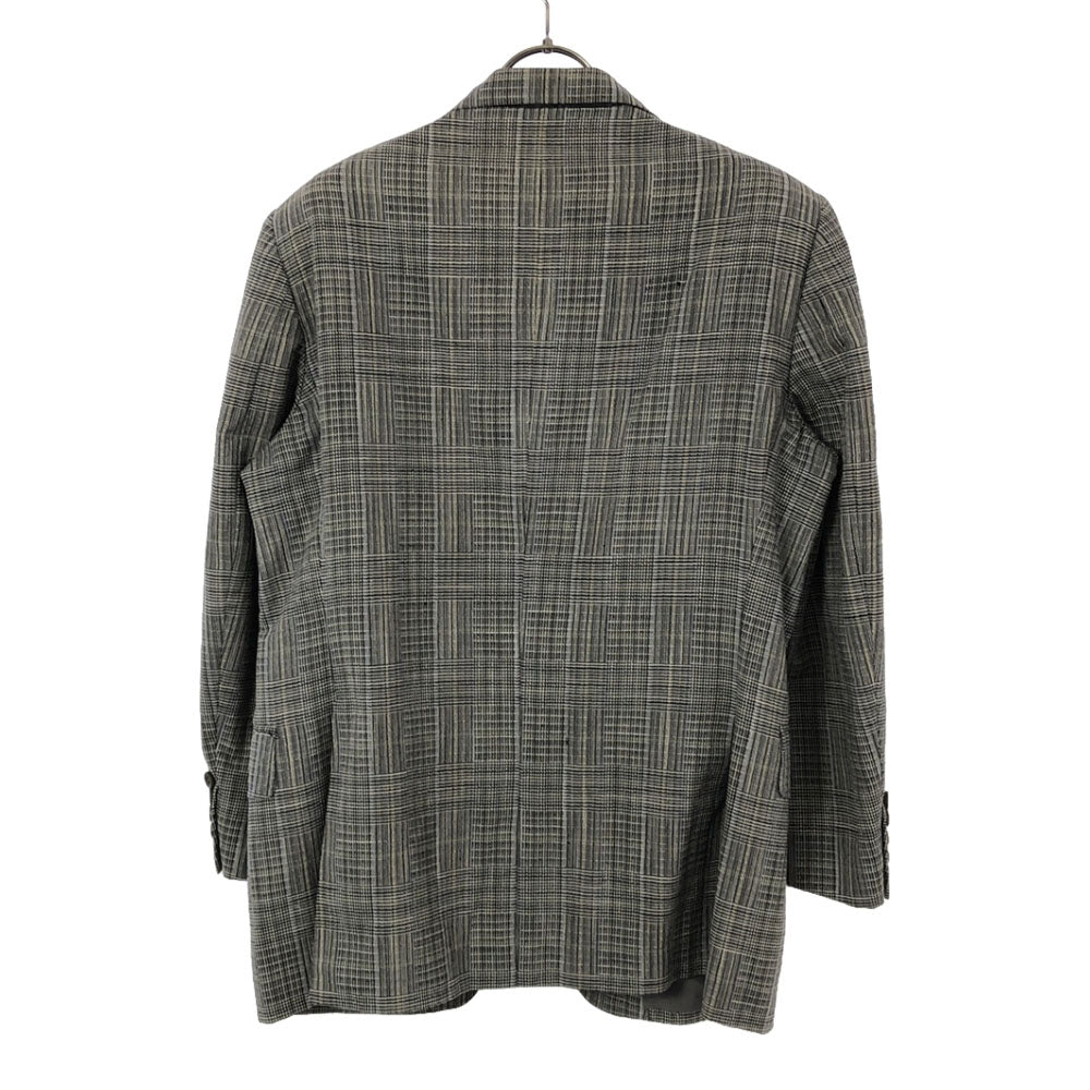 Burberrys バーバリーズ 90s ウールブレンド 総柄 テーラードジャケット 96-86-170AB5 グレー系 オールド メンズ