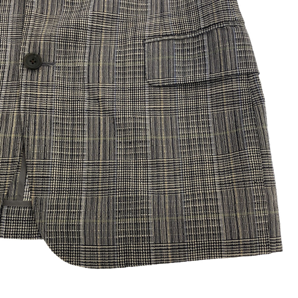 Burberrys バーバリーズ 90s ウールブレンド 総柄 テーラードジャケット 96-86-170AB5 グレー系 オールド メンズ