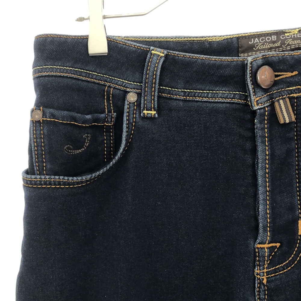 ヤコブコーエン イタリア製 ストレートデニムパンツ 32 JACOB COHEN ボタンフライ メンズ