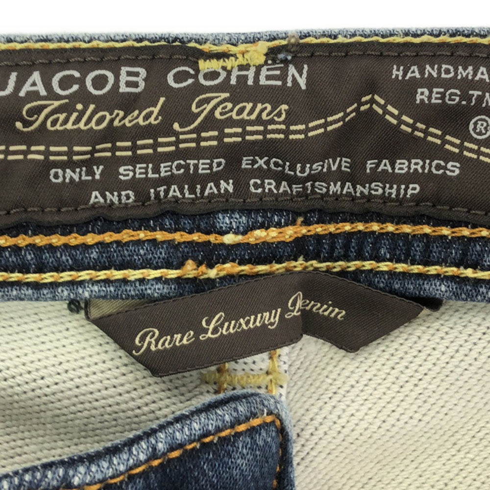 ヤコブコーエン イタリア製 ストレートデニムパンツ 32 JACOB COHEN ボタンフライ メンズ