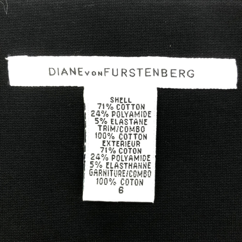 DIANE VON FURSTENBERG ダイアンフォンファステンバーグ ミニ丈 プリーツスカート 6 ブラック レディース