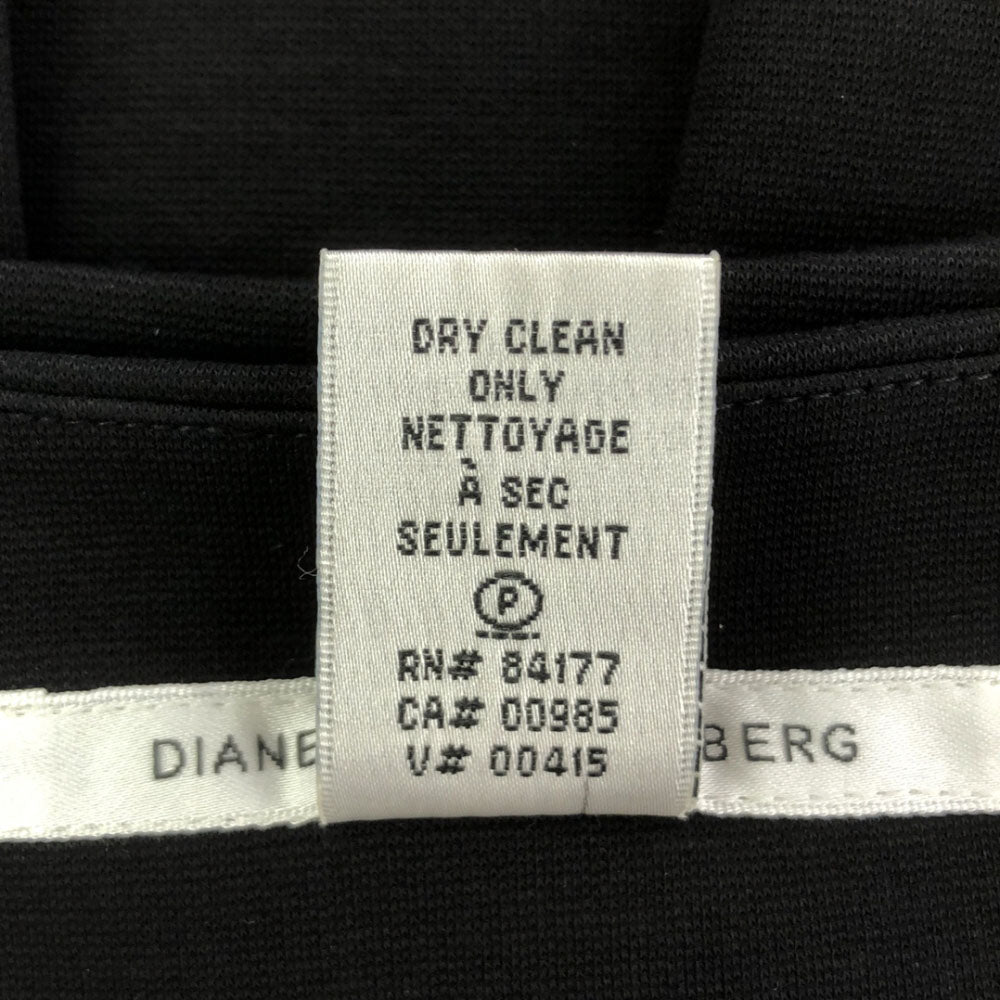 DIANE VON FURSTENBERG ダイアンフォンファステンバーグ ミニ丈 プリーツスカート 6 ブラック レディース