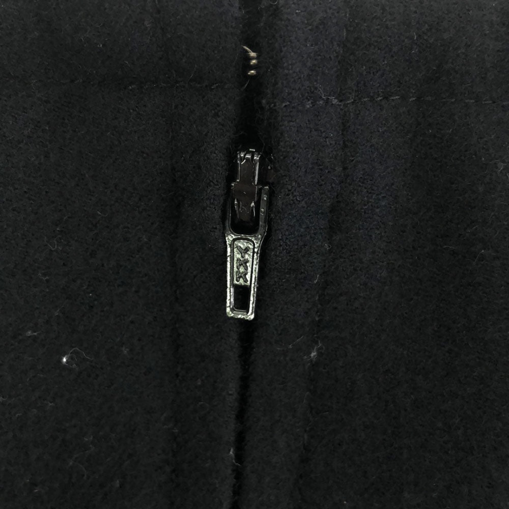 Y's ワイズ 90s 日本製 ウールブレンド ロングスカート 2 ブラック YOHJI YAMAMOTO バックジップ オールド ヴィンテージ レディース