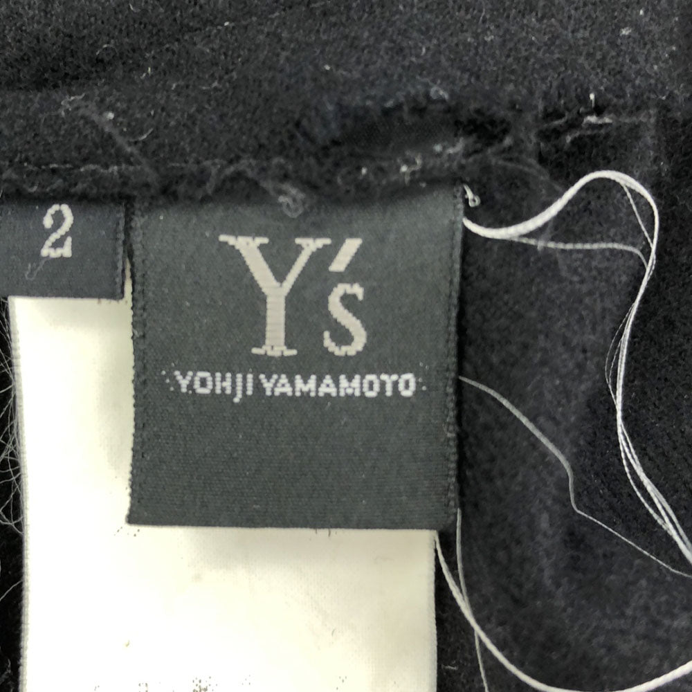 ワイズ 90s 日本製 ウールブレンド ロングスカート 2 ブラック Y's YOHJI YAMAMOTO バックジップ オールド ヴィンテージ レディース