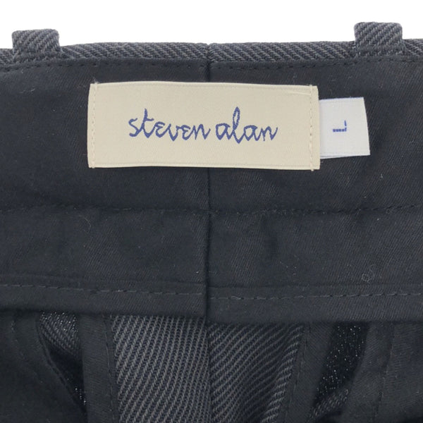 スティーブンアラン ウールブレンド スラックスパンツ L ブラック系 Steven Alan UNITED ARROWS メンズ