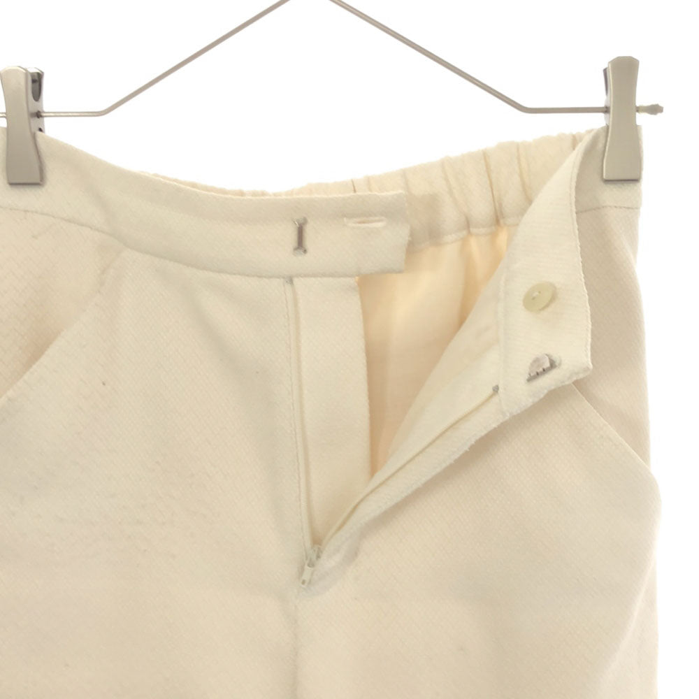 LANVIN en Bleu ランバンオンブルー 日本製 クロップドパンツ 38 ホワイト レディース