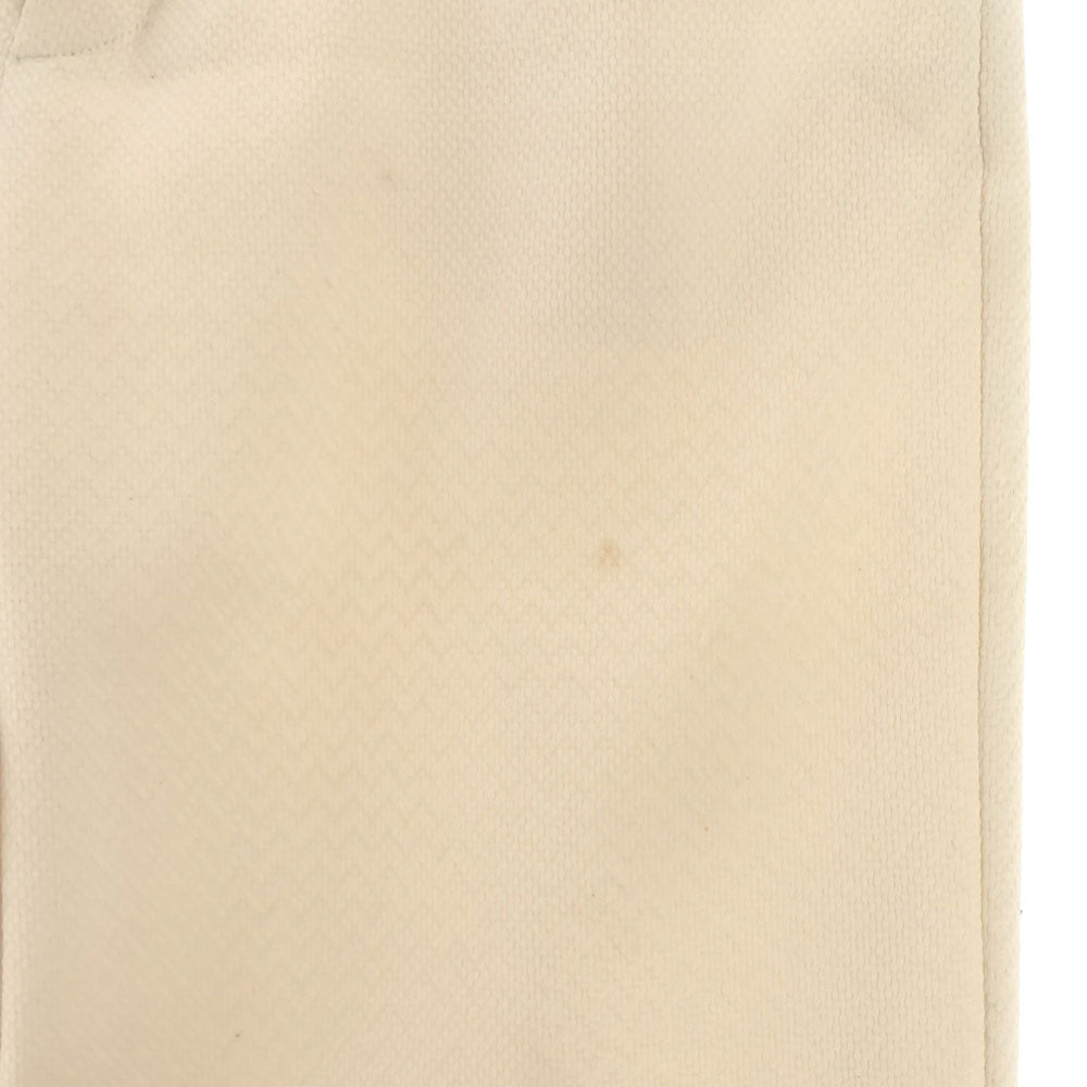 LANVIN en Bleu ランバンオンブルー 日本製 クロップドパンツ 38 ホワイト レディース