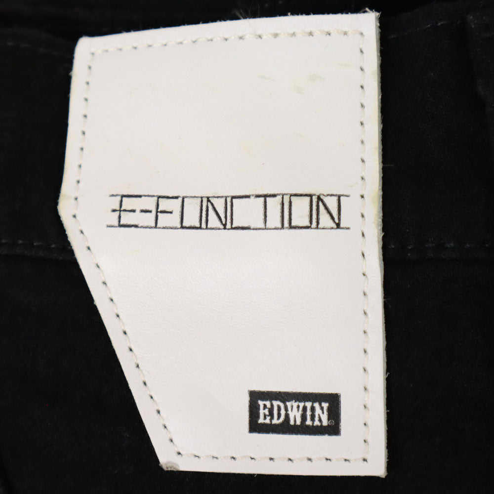 エドウィン 日本製 E-FUNCTION デニムパンツ M ブラック EDWIN メンズ