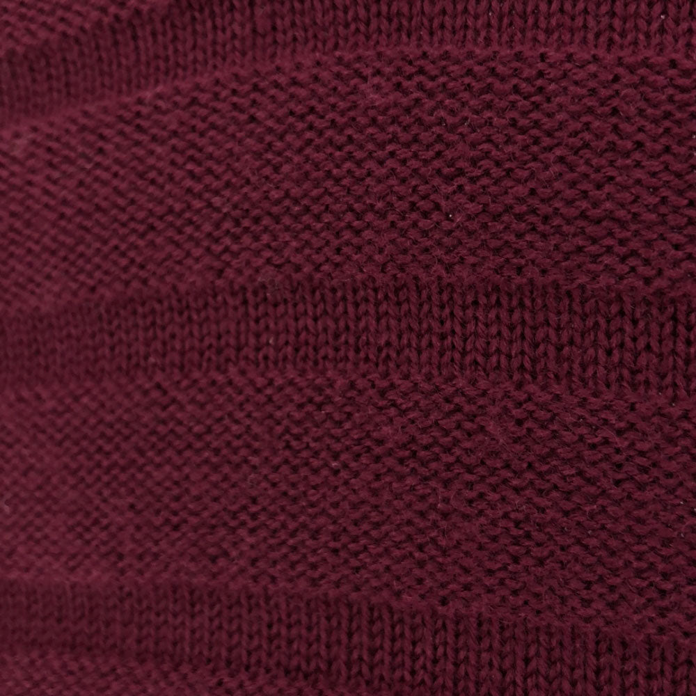 YVES SAINT LAURENT イヴサンローラン ウール Vネック ニットベスト 2 パープル レディース