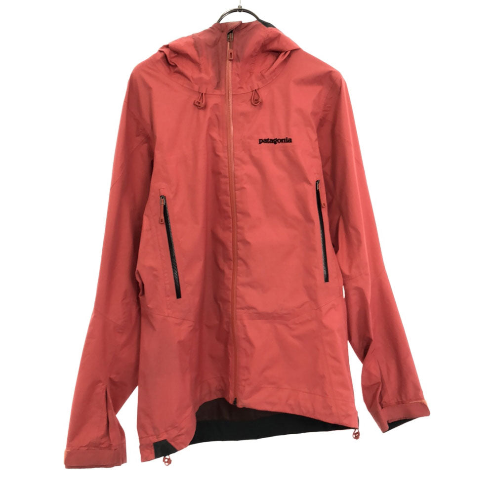 patagonia パタゴニア GORE-TEX ロゴ刺繍 ハードシェル ジャケット S レッド アウトドア レディース